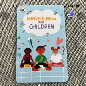 Yoto card Mindfullness for children Ladybird